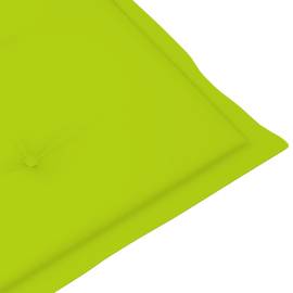 Pernă de șezlong, verde aprins, (75+105)x 50x3 cm, 7 image