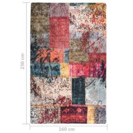 Covor lavabil, mozaic multicolor, 160x230 cm, antiderapant, 5 image