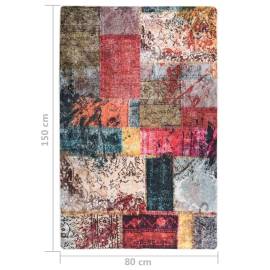 Covor lavabil, mozaic multicolor, 80x150 cm, antiderapant, 5 image