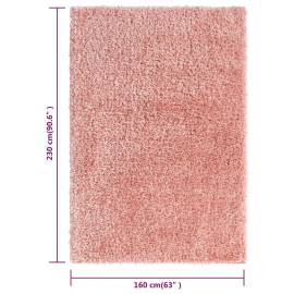Covor moale cu fire înalte, roz, 160x230 cm, 50 mm, 6 image