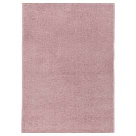 Covor cu fire scurte, roz, 120x170 cm