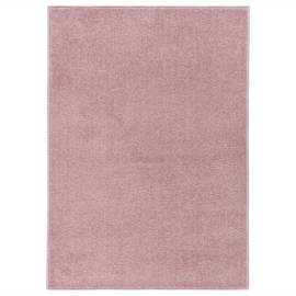 Covor cu fire scurte, roz, 240x340 cm