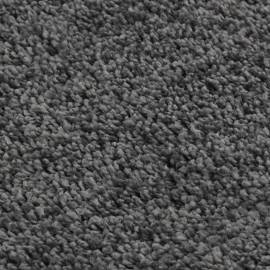 Covor pufos, gri închis, 80x150 cm, antiderapant, 4 image