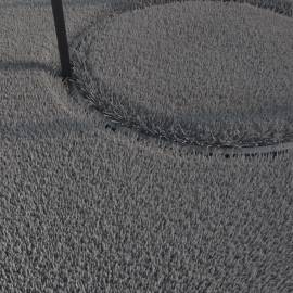 Covor lavabil moale shaggy 120x170 cm, anti-alunecare, antracit, 4 image