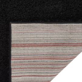 Covor shaggy, fir lung, negru, 200x290 cm, 7 image