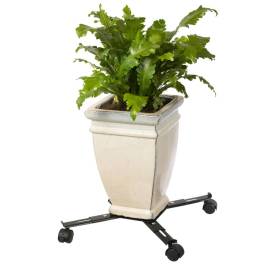 Nature cărucior pentru plante reglabil, cu 4 brațe, negru, metal, 4 image