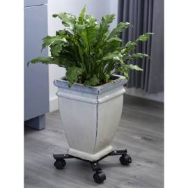 Nature cărucior pentru plante reglabil, cu 4 brațe, negru, metal, 5 image