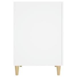 Birou, alb, 140x50x75 cm, lemn compozit, 8 image