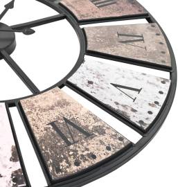 Ceas de perete vintage, 60 cm, cu mecanism cuarț, xxl, 5 image