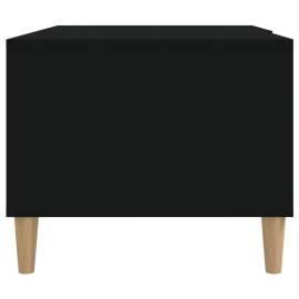 Măsuță de cafea, negru, 89,5x50x40 cm, lemn compozit, 9 image