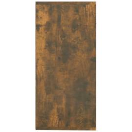 Dulap lateral, stejar fumuriu, 88x30x65 cm, lemn compozit, 5 image