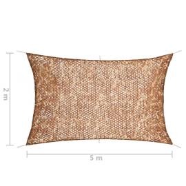 Plasă de camuflaj cu geantă de depozitare, bej, 2x5 m, 5 image