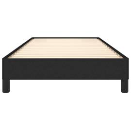 Cadru de pat, negru, 80x200 cm, material textil, 5 image