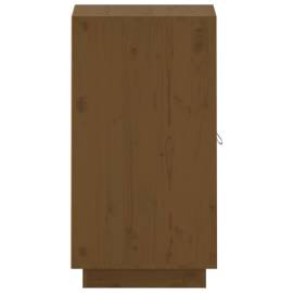 Servantă, maro miere, 34x40x75 cm, lemn masiv de pin, 5 image