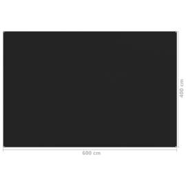 Covor pentru cort, negru, 400x600 cm, 4 image