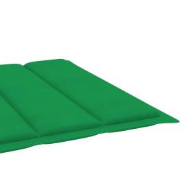 Pernă de șezlong, verde, 200x60x3 cm, material textil, 5 image
