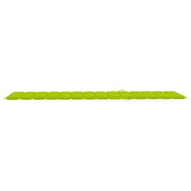 Pernă de șezlong, verde aprins, 200x60x3 cm, material textil, 4 image