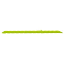 Pernă de șezlong, verde aprins, 200x70x3 cm, material textil, 4 image
