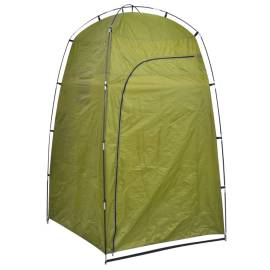 Toaletă portabilă pentru camping, cu cort, 10+10 l, 5 image