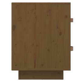 Noptieră, maro miere, 40x34x45 cm, lemn masiv de pin, 7 image