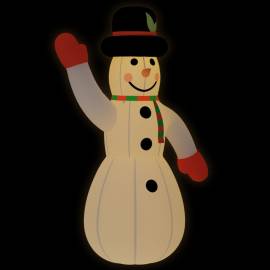 Om de zăpadă gonflabil pentru crăciun, cu led-uri, 1000 cm, 2 image