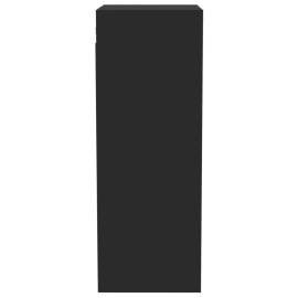 Dulap de perete, negru, 32,5x34,5x90 cm, lemn compozit, 10 image