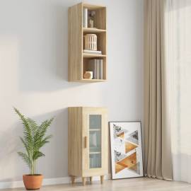 Dulap de perete, stejar sonoma, 32,5x34,5x90 cm, lemn compozit, 7 image