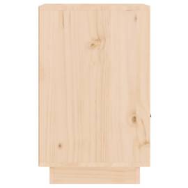 Noptiere, 2 buc, 40x34x55 cm, lemn masiv de pin, 8 image