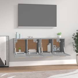 Dulapuri tv de perete, 2 buc., gri sonoma, 60x36,5x35 cm, lemn, 3 image