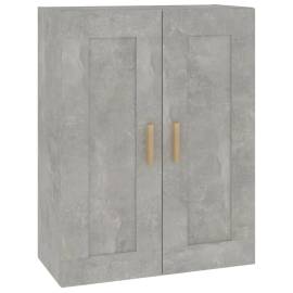 Dulap de perete, gri beton, 69,5x32,5x90 cm, lemn prelucrat, 2 image