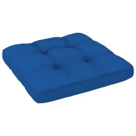 Pernă canapea din paleți, albastru, 50x50x12 cm, 2 image