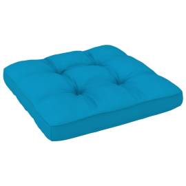 Pernă canapea din paleți, albastru, 50x50x12 cm, 2 image