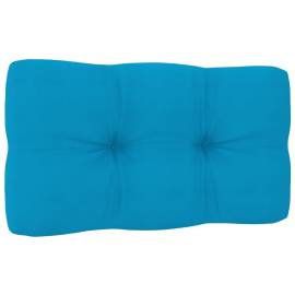 Pernă canapea din paleți, albastru, 70 x 40 x 12 cm