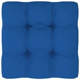 Pernă canapea din paleți, albastru regal, 60x60x12cm