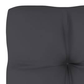 Pernă canapea din paleți, antracit, 70x70x12 cm, 4 image