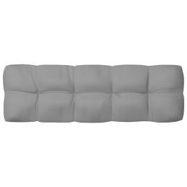 Pernă canapea din paleți, gri, 120 x 40 x 12 cm