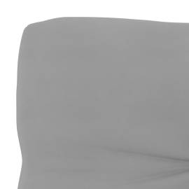Pernă canapea din paleți, gri, 50x40x12 cm, 3 image