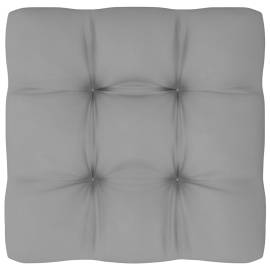 Pernă canapea din paleți, gri, 70x70x12 cm