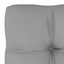 Pernă canapea din paleți, gri, 70x70x12 cm, 4 image