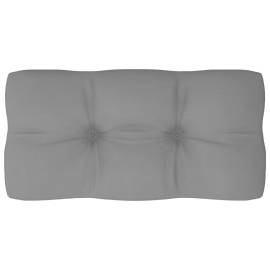 Pernă canapea din paleți, gri, 80 x 40 x 12 cm