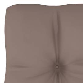 Pernă canapea din paleți, gri taupe, 50x40x12 cm, 3 image