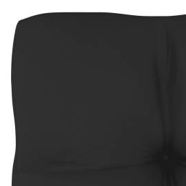 Pernă canapea din paleți, negru, 70x70x12 cm, 4 image