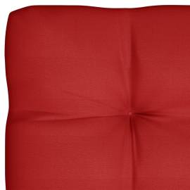 Pernă canapea din paleți, roșu, 120 x 80 x 12 cm, textil, 3 image
