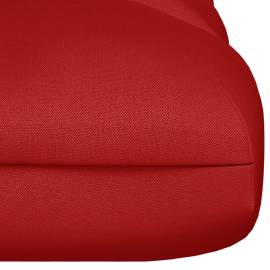 Pernă canapea din paleți, roșu, 120 x 80 x 12 cm, textil, 4 image