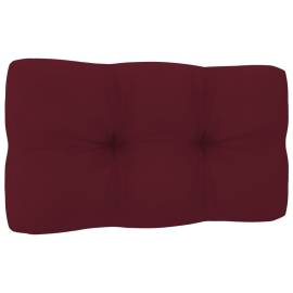 Pernă canapea din paleți, roșu vin, 70 x 40 x 12 cm