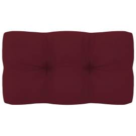 Pernă canapea din paleți, roșu vin, 70 x 40 x 12 cm, 2 image