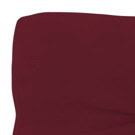 Pernă canapea din paleți, roșu vin, 70 x 40 x 12 cm, 3 image
