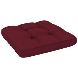 Pernă canapea din paleți, roșu vin, 70 x 70  x 12 cm, 2 image