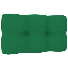 Pernă canapea din paleți, verde, 70 x 40 x 12 cm