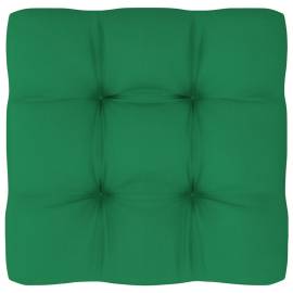 Pernă canapea din paleți, verde, 70x70x12 cm, 3 image